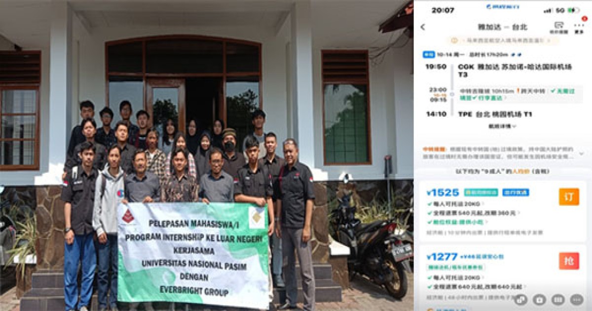 MUIZ SI CALON ENGINEER SIAP GO INTERNATIONAL, UNAS PASIM LEPAS KE TAIWAN!