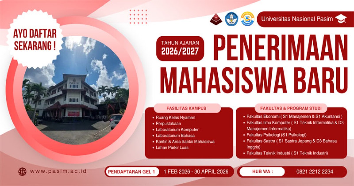 PMB TAHUN 2026/2027 GANJIL