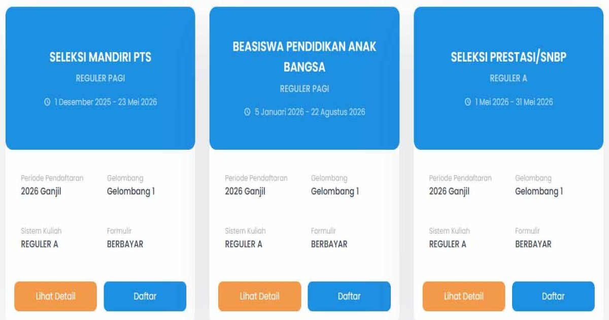 Informasi Jalur Pendaftaran